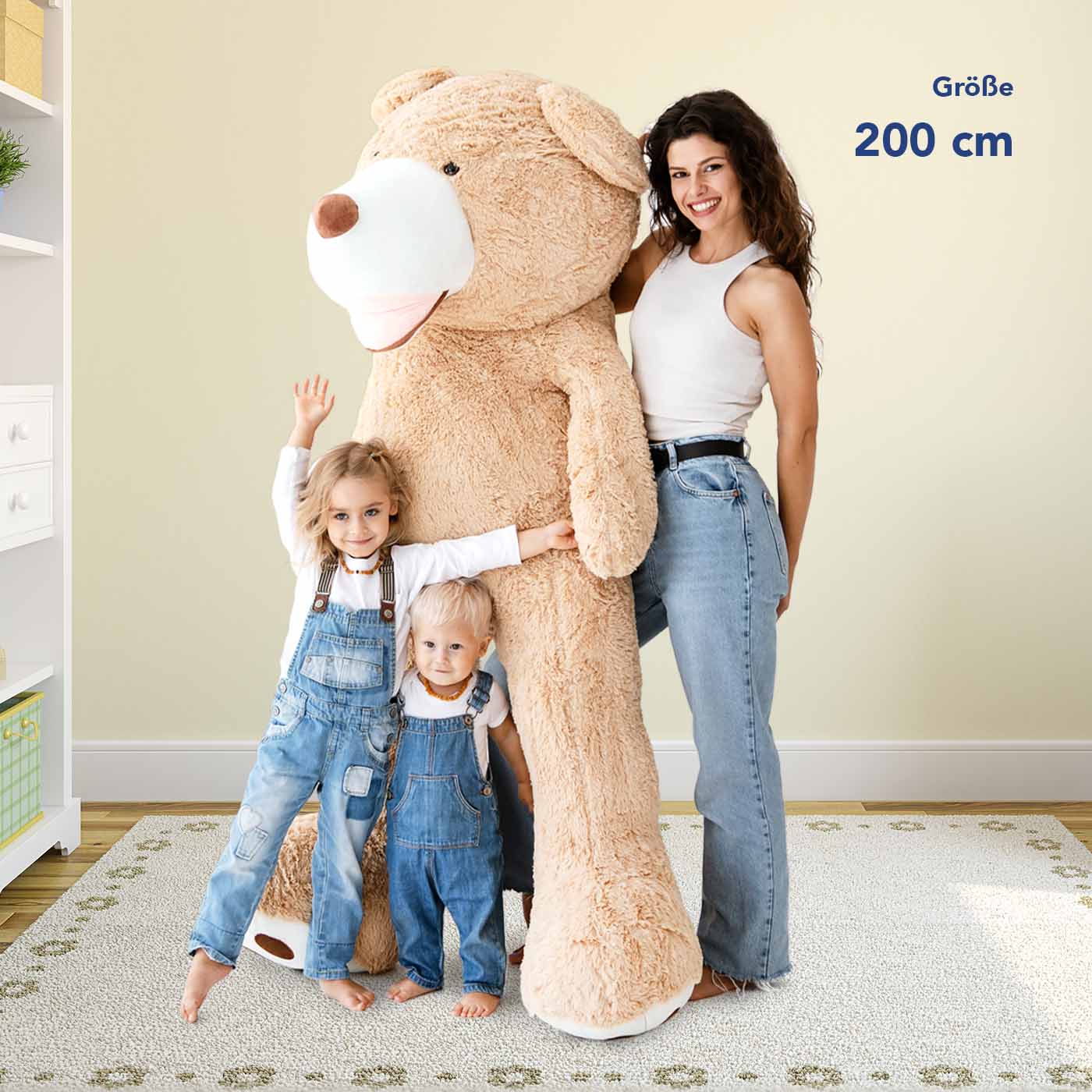 Big teddy bear doll online