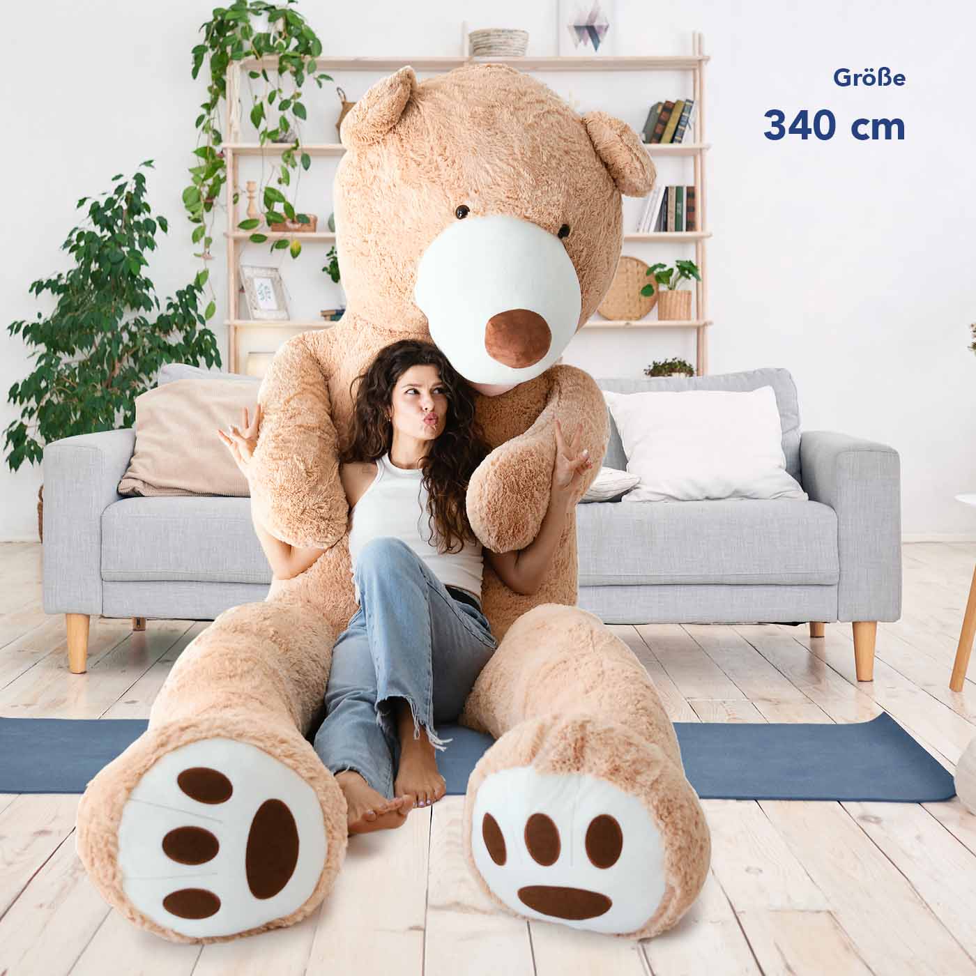 Aldi giant teddy bear online