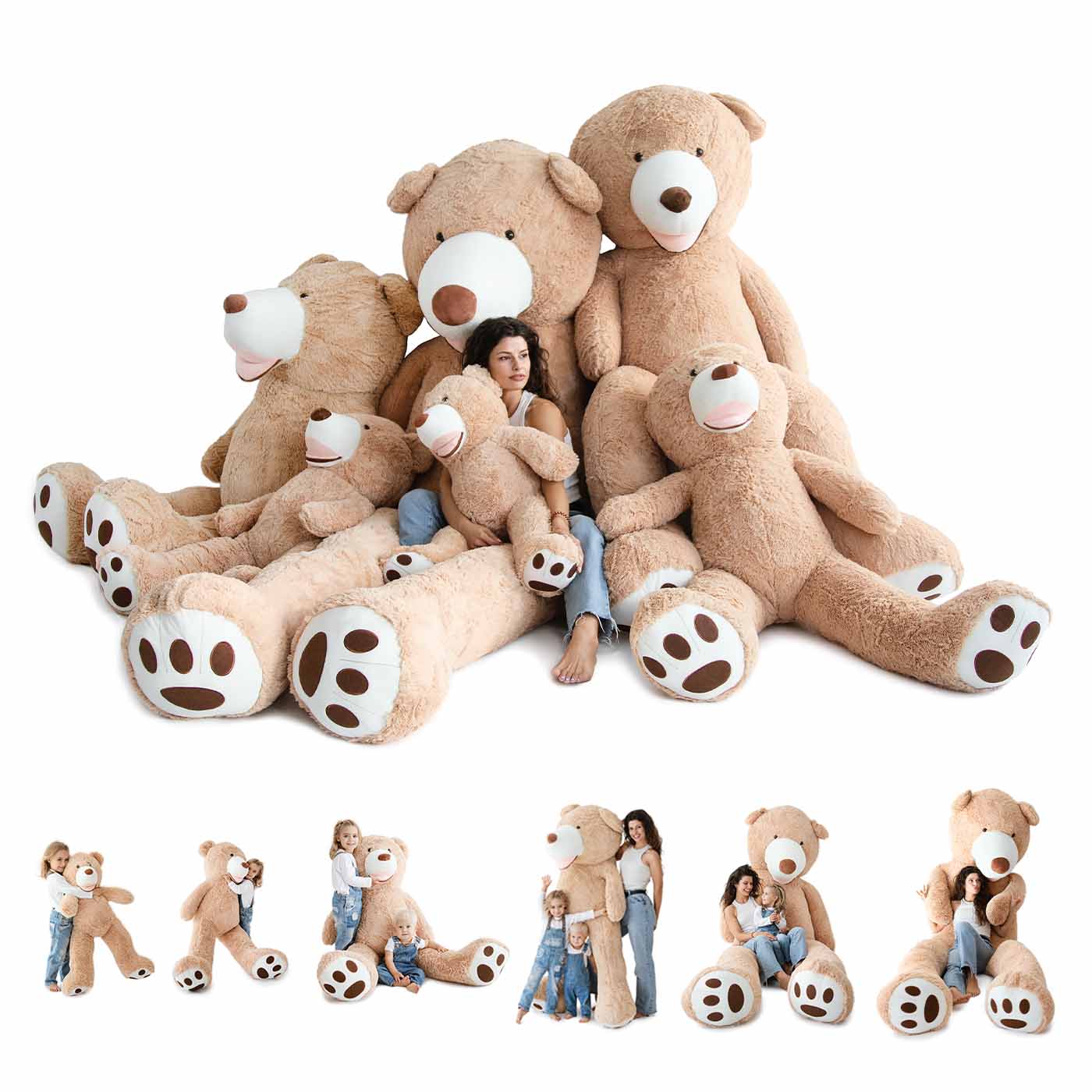 Big soft stuffed animals on sale